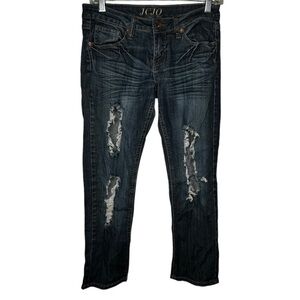 JCJQ Destroyed Jeans